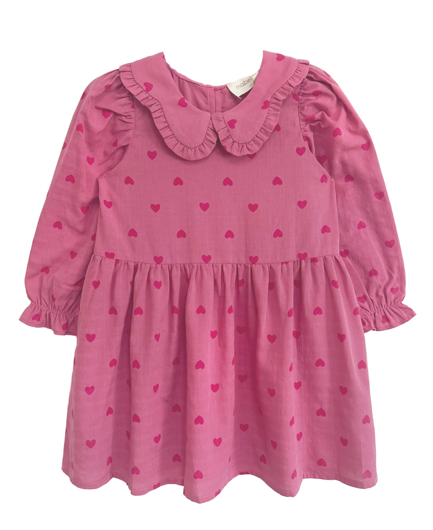 Pink Toddler Dress 0-4T | Birthday and Photo Outfit | Olive Sprout Kids