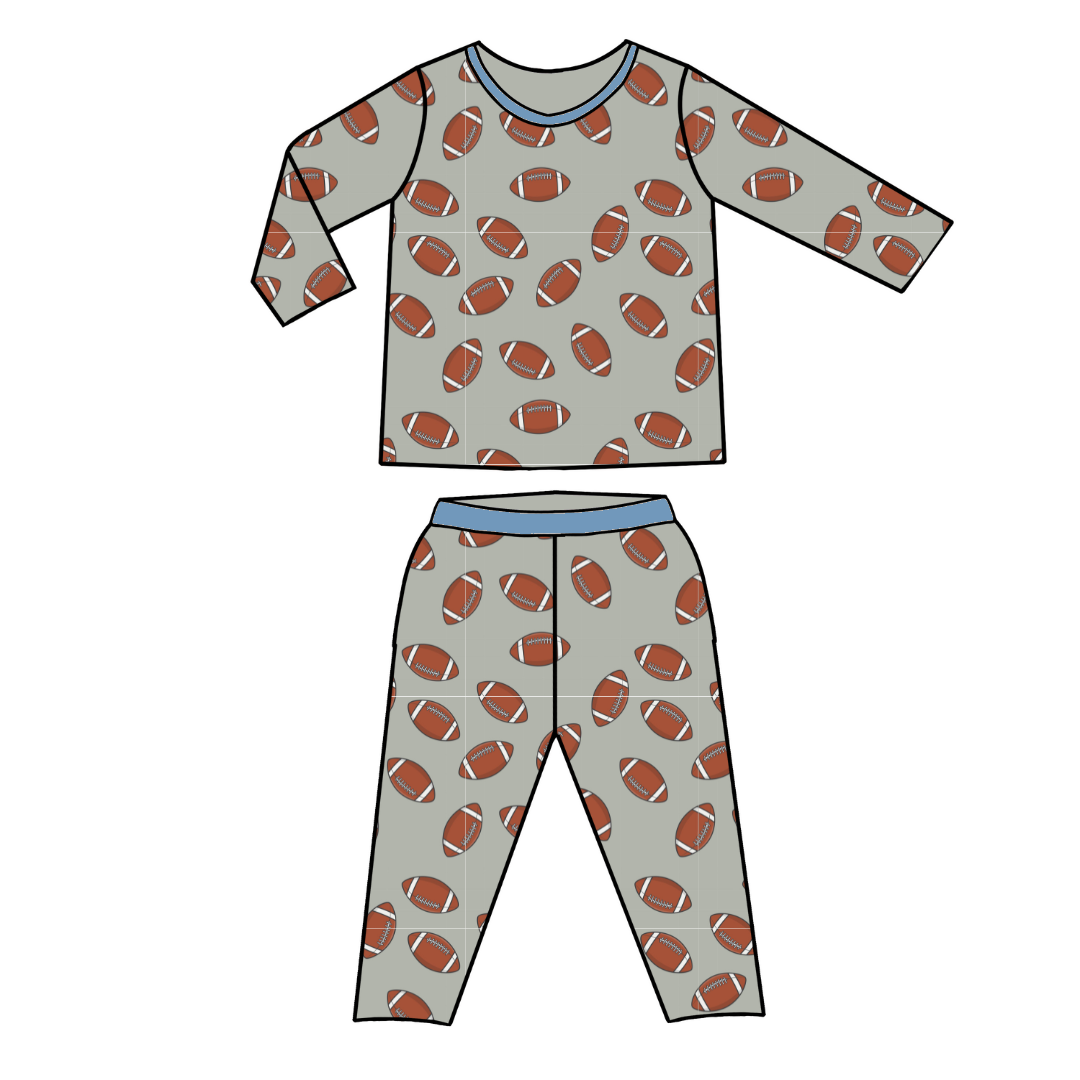 Football Pajamas Set | Sports Boys Outfits