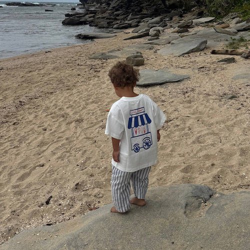 Ice Cream Shop Tee (Organic Cotton) - Olive Sprout Kids