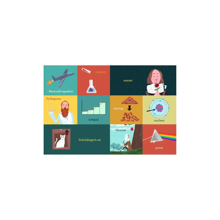 100 First Words for Little Geniuses | Board Book - Olive Sprout Kids