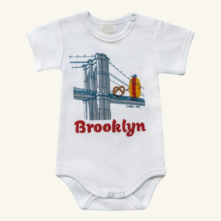 Brooklyn Baby Buddies Bodysuit and Bib (Organic Cotton) estella bodysuit
