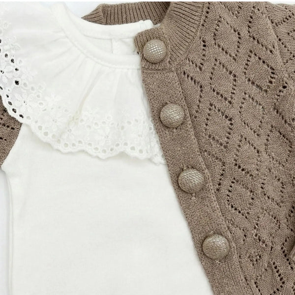 Knit Baby Cardigan – Willow