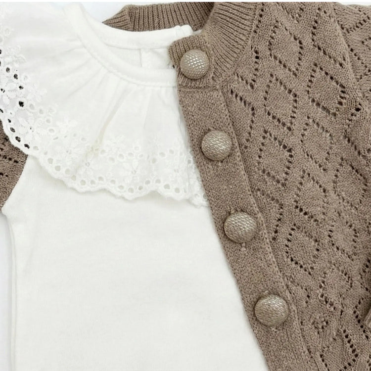 Knit Baby Cardigan – Willow