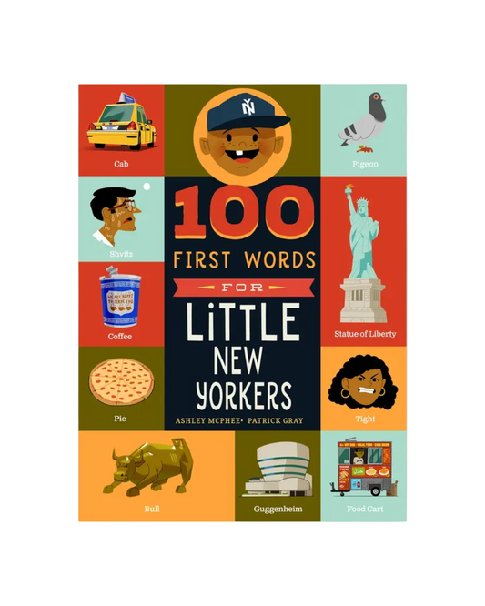 100 First Words For Little New Yorkers - Olive Sprout Kids Board books for babies and toddlers—bedtime favorites that spark imagination.
