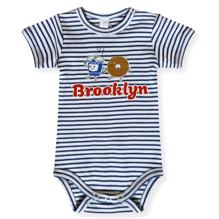 Estella Organic Baby Brooklyn Bagels & Coffee Bodysuit