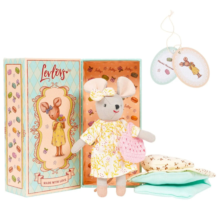 
                    
                      Mouse and Macaroons Linen Mouse Doll | LEVLOVS | Olive Sprout Kids
                    
                  