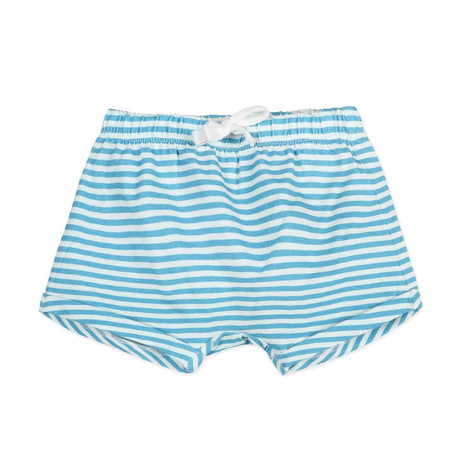 Two-piece Sailboat Whales Baby Tee & Shorts Set (Organic) with nautical print for toddlers.
