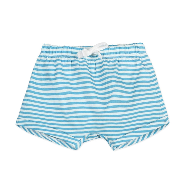 
                    
                      Two-piece Sailboat Whales Baby Tee & Shorts Set (Organic) with nautical print for toddlers.
                    
                  