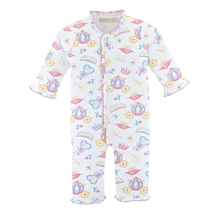 Once Upon a Time Coverall with Ruffles & Headband for baby girls