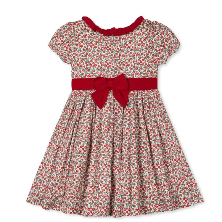 Ruffle Collar Sateen Dress (Organic Cotton) toddler girls 