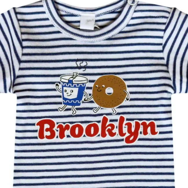 Estella Organic Baby Brooklyn Bagels & Coffee Bodysuit