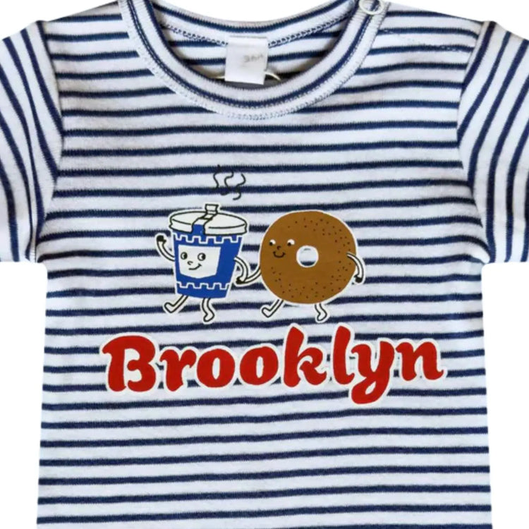 Estella Organic Baby Brooklyn Bagels & Coffee Bodysuit