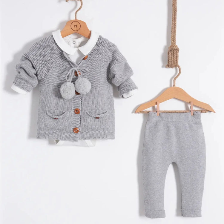 
                    
                      Nipperland Organic Baby Boy Knit Set - Cardigan, Bodysuit & Pants Baby Boy Knit Set - Cardigan, Bodysuit & Pants
                    
                  