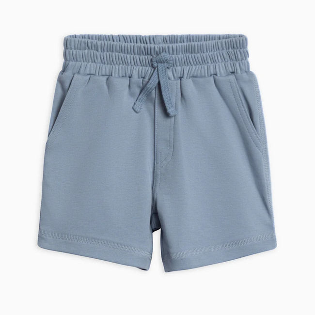 Reef Henley & Dane Shorts Set, short sleeve henley with wooden buttons and elastic-waist shorts with pockets in soft organic cotton toddler boys