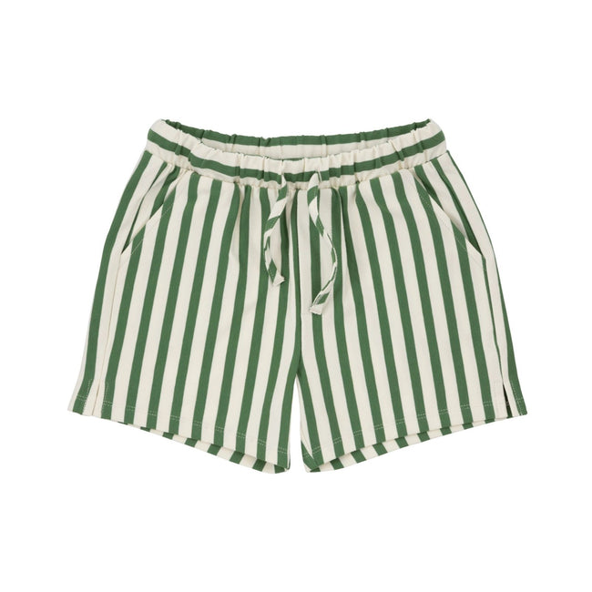 Comfortable toddler striped playwear: The Stripe & Stroll Cotton Set.