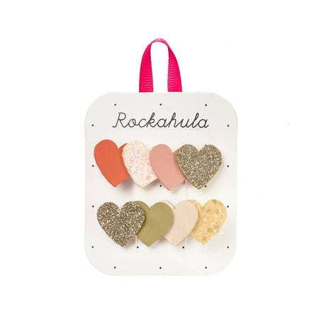 Shop the Sweet Hearts Bar Clips. Adorable toddler girl hair accessories with glitter hearts. Perfect salon clips for girls to hold back bangs.