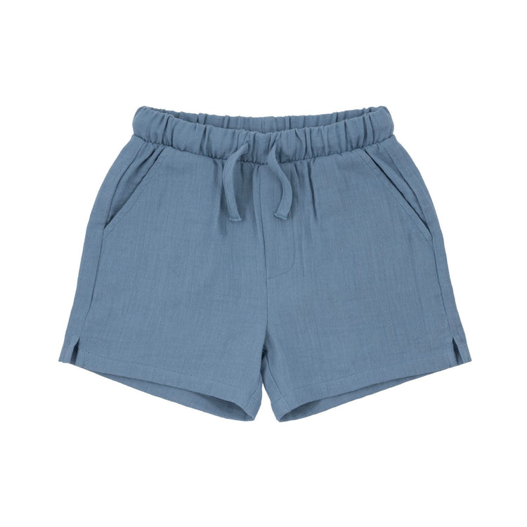 Cloud 9 Cotton Set matching play outfit for toddlers in blue set shorts