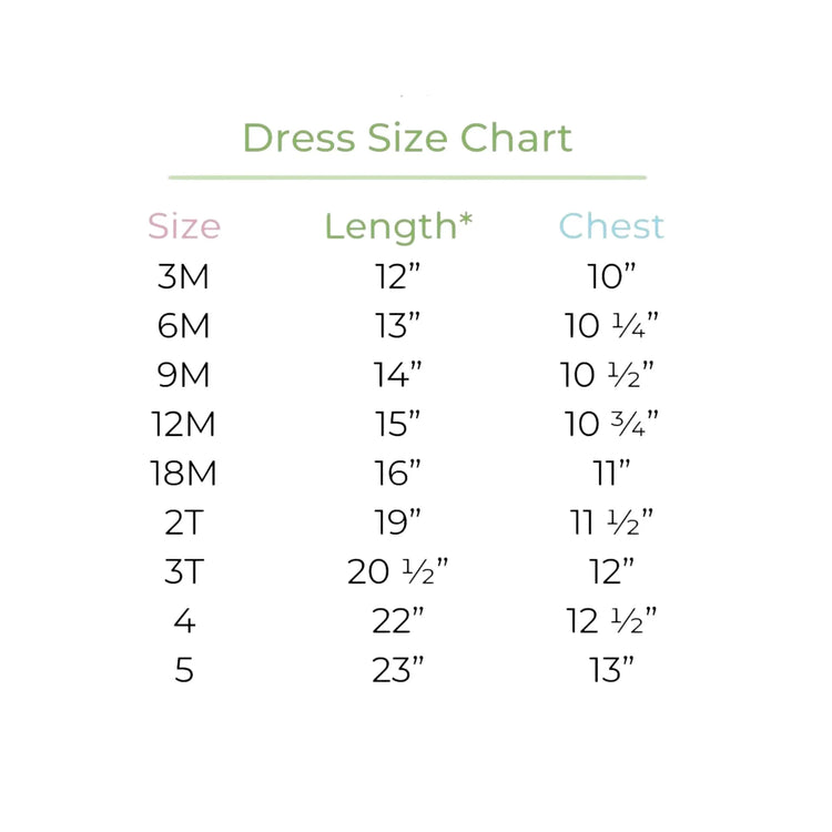 grace and james size chart 
