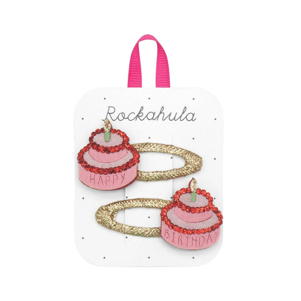 Birthday Cake Clips by rockahula for toddler girls
