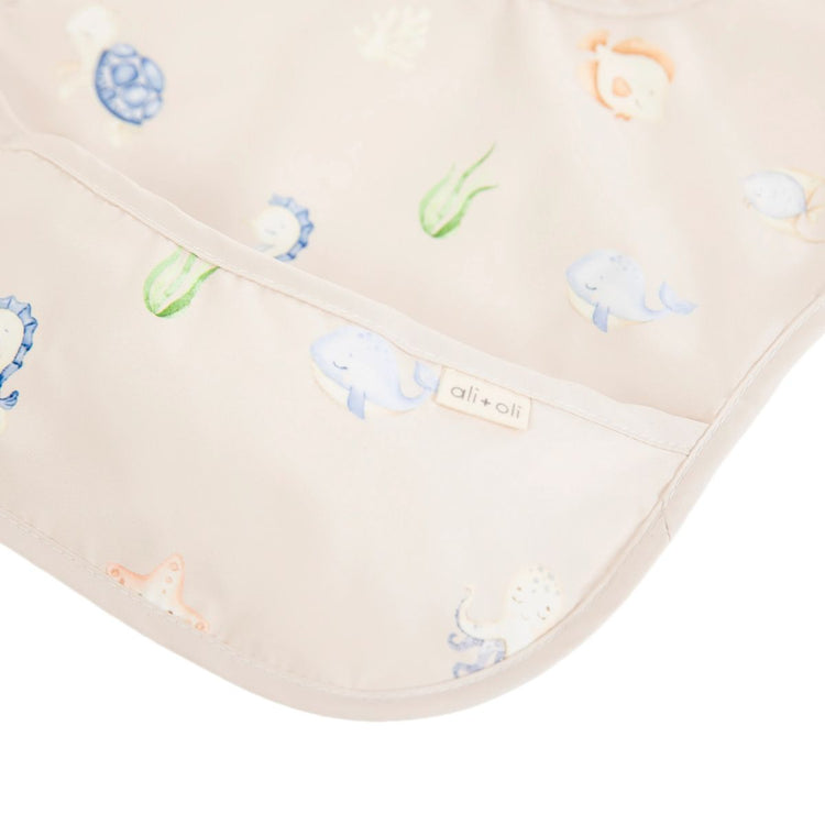 Ali & Oli 3-Pc Sleeveless Bib Set for Baby & Toddler – Animals made for babies and toddlers during meals Baby & Toddler (3-pc) Smock Bib Set