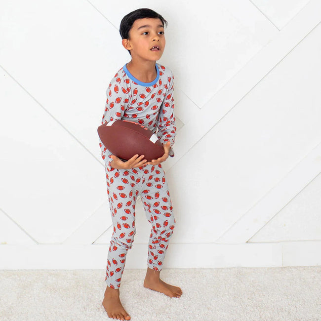 Huddle Up Pajama shown as breathable bamboo pajamas for babies and toddlers