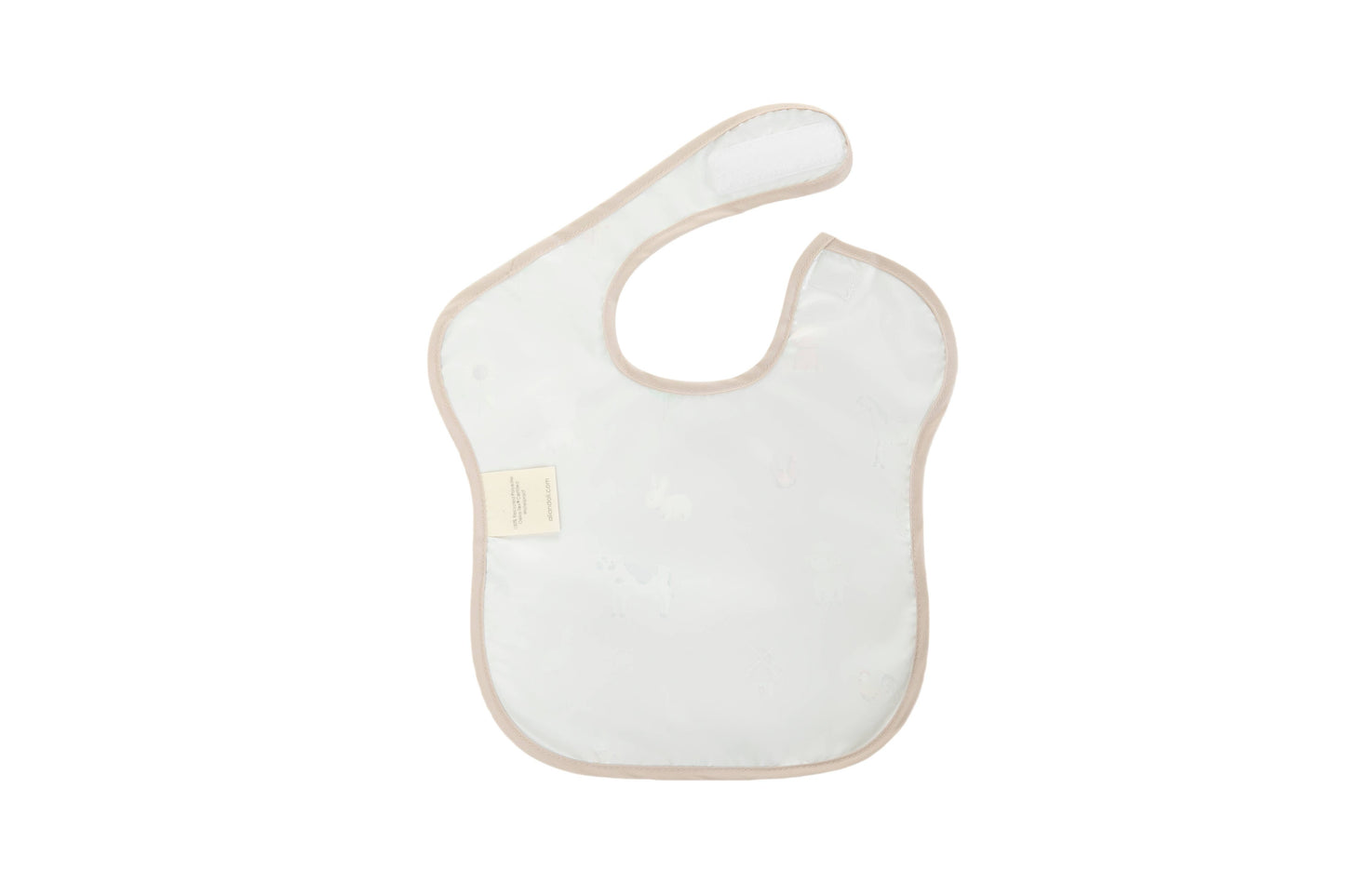 BPA-free animal print sleeveless bib set for babies and toddlers