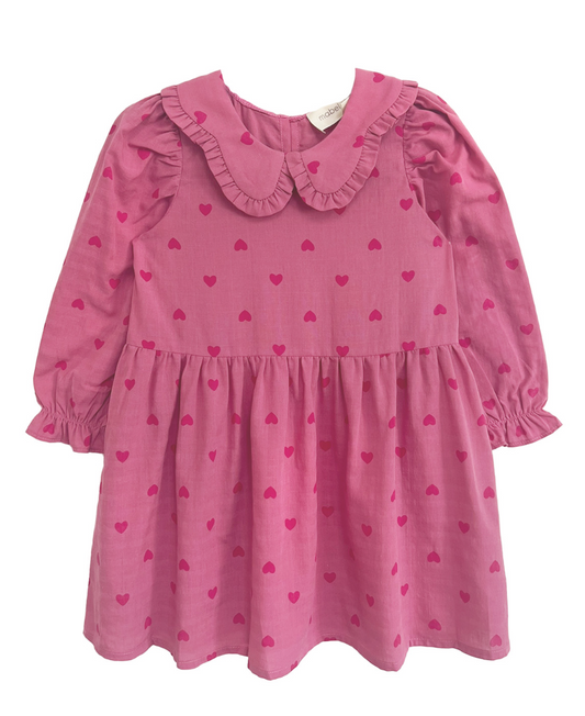 Pink Toddler Dress 0-4T | Birthday and Photo Outfit | Olive Sprout Kids