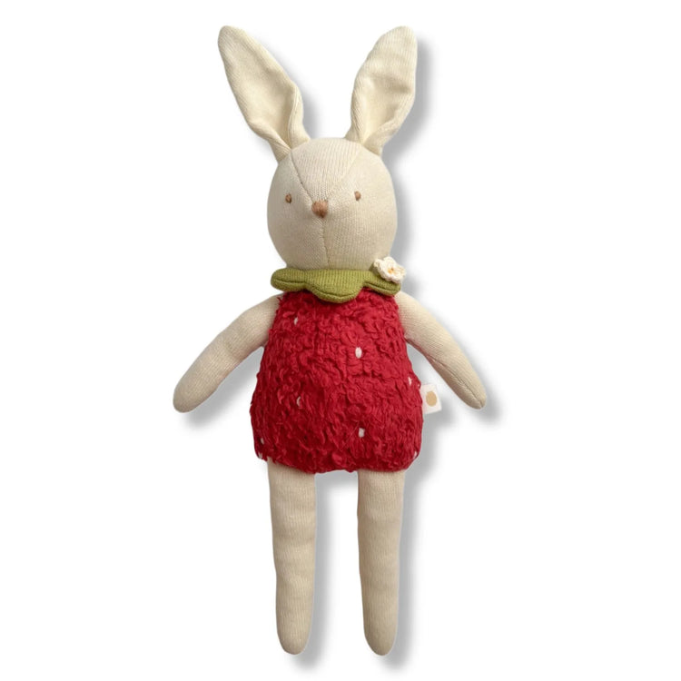 Bailey Bunny Strawberry Plush Toy blueberry hill