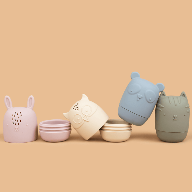 Silicone Bath Buddies - Olive Sprout Kids