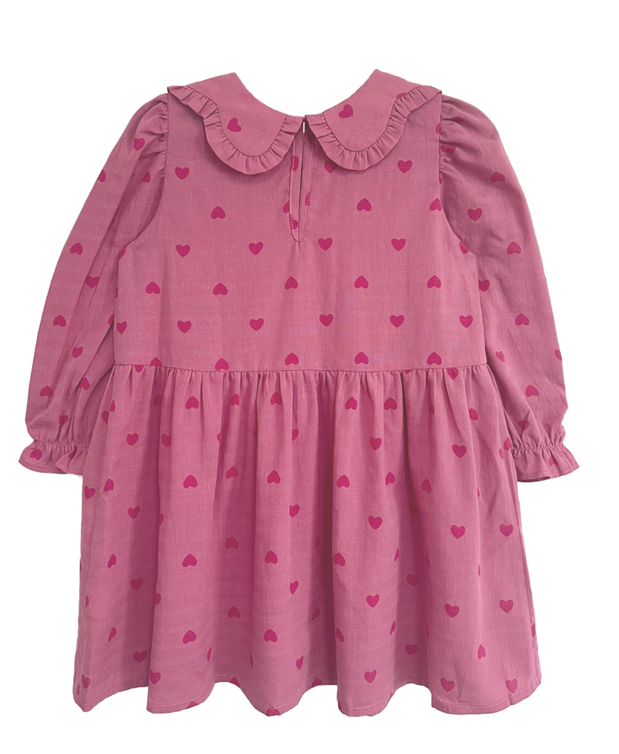 Pink Toddler Dress | Twirl Ready 0-4T Outfit | Olive Sprout Kids