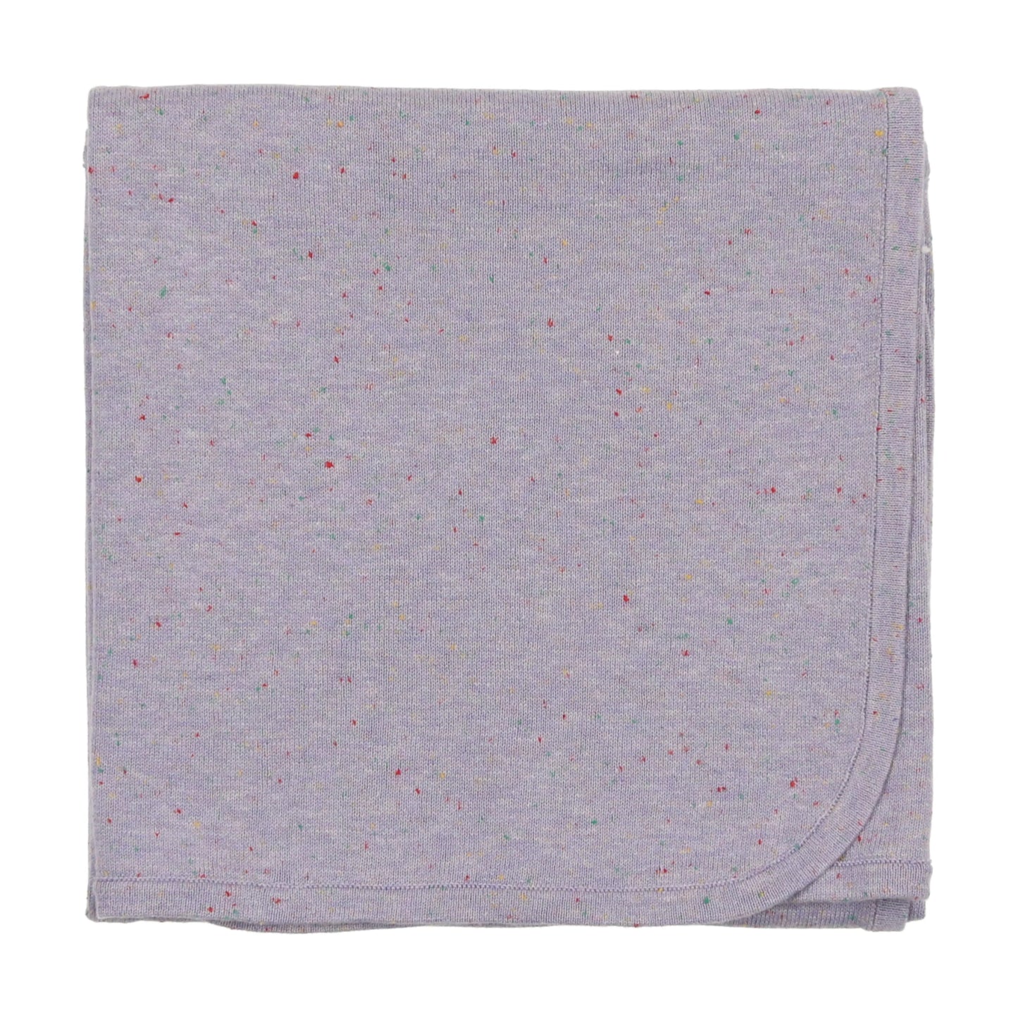 Lavender Speckled Blanket & Hat Set for newborns and infants