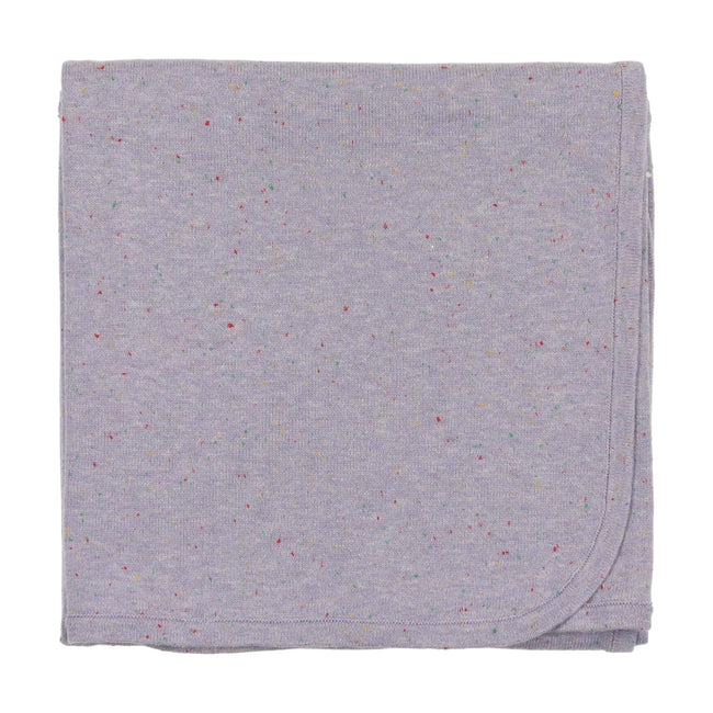 Lavender Speckled Blanket & Hat Set - Olive Sprout Kids