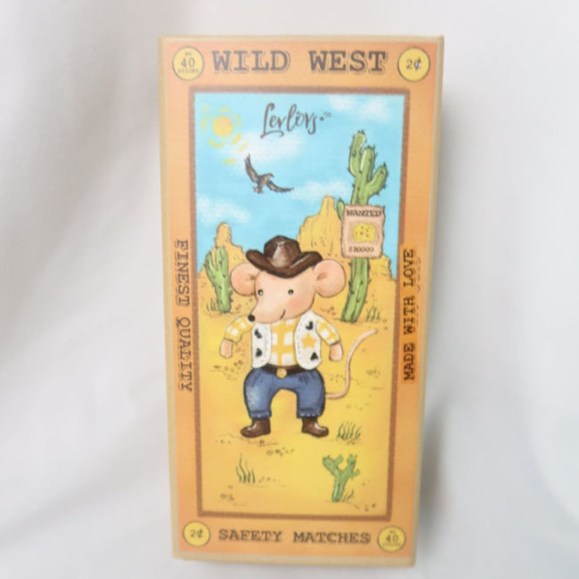 LEVLOVS Cowboy Mouse & Gift Box | Stuffed Animal 