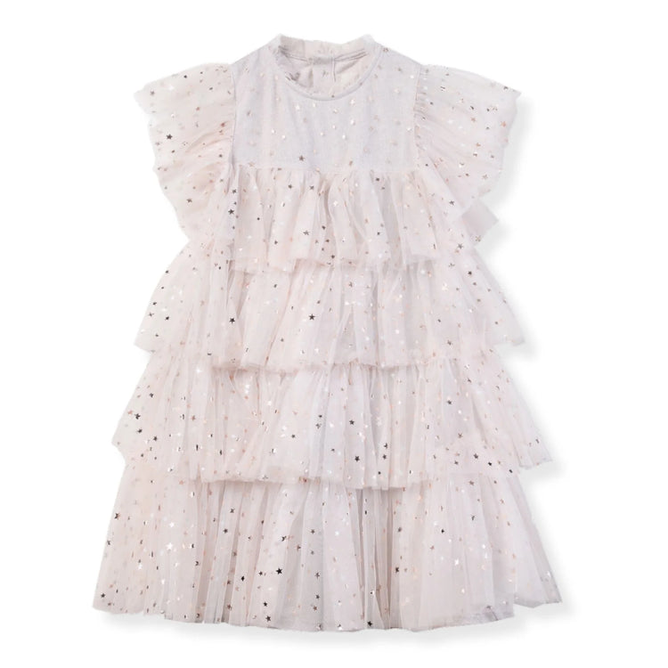 Vignette Maeleigh Dress in Pink Sparkle, toddler party dress