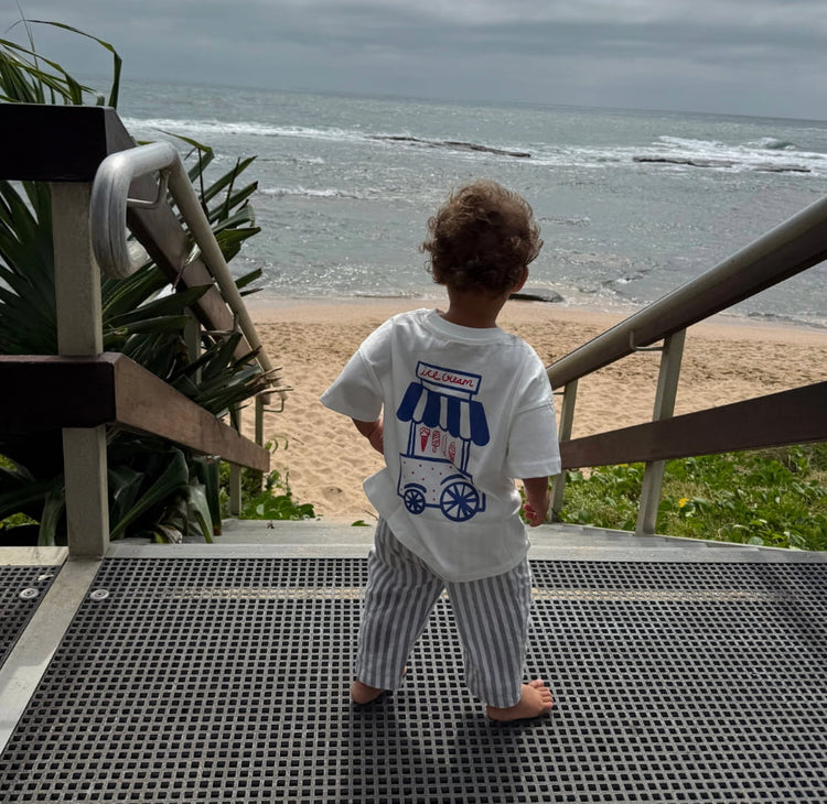 Ice Cream Shop Tee (Organic Cotton) - Olive Sprout Kids