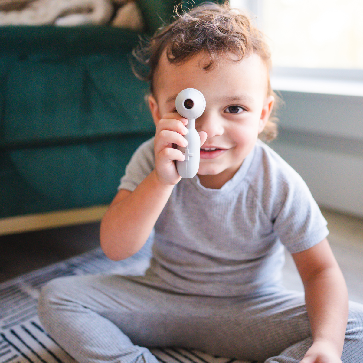 Silicone doctor play set toy – durable silicone medical kit with accessories.