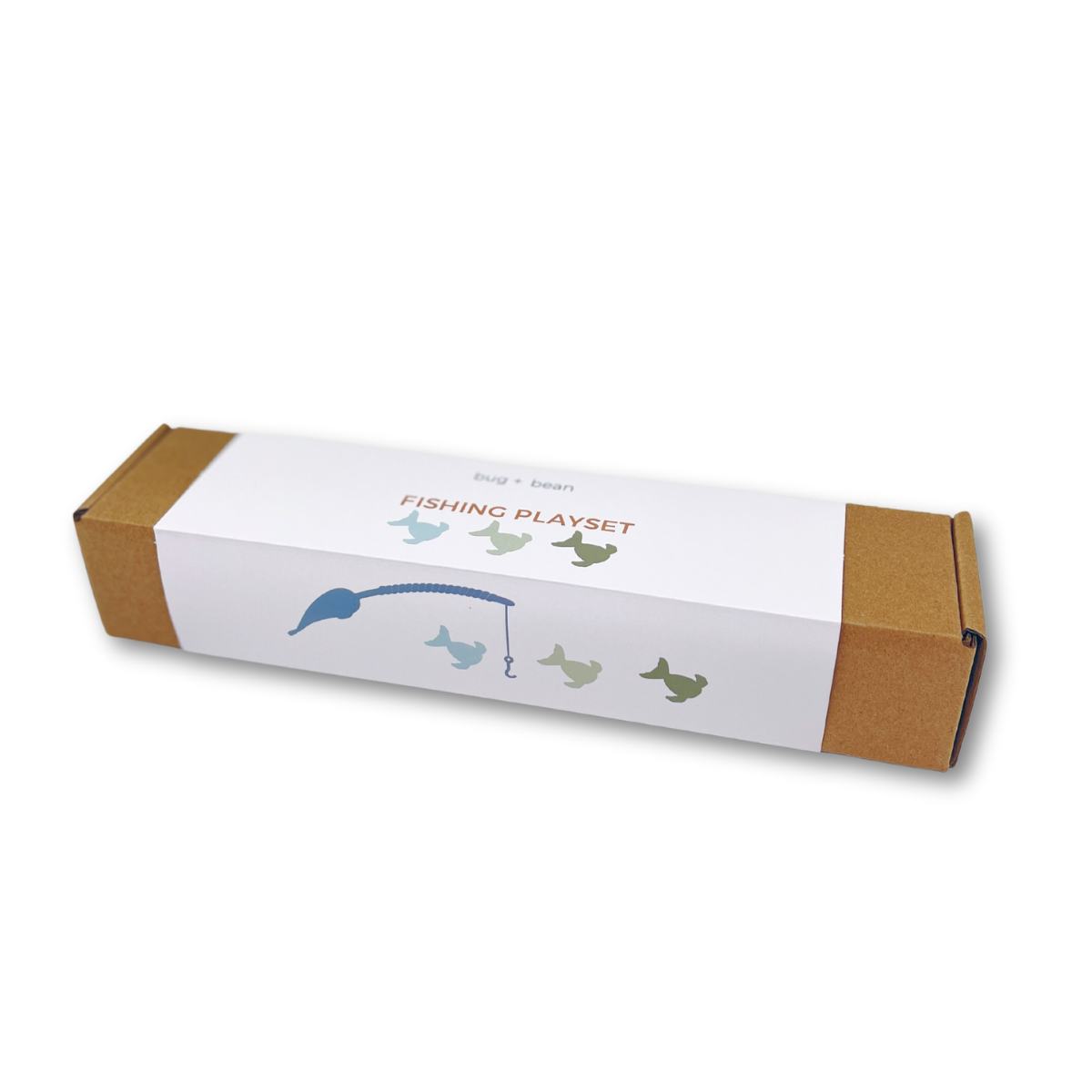 Silicone fishing play set toy – sustainable silicone design for playful learning.