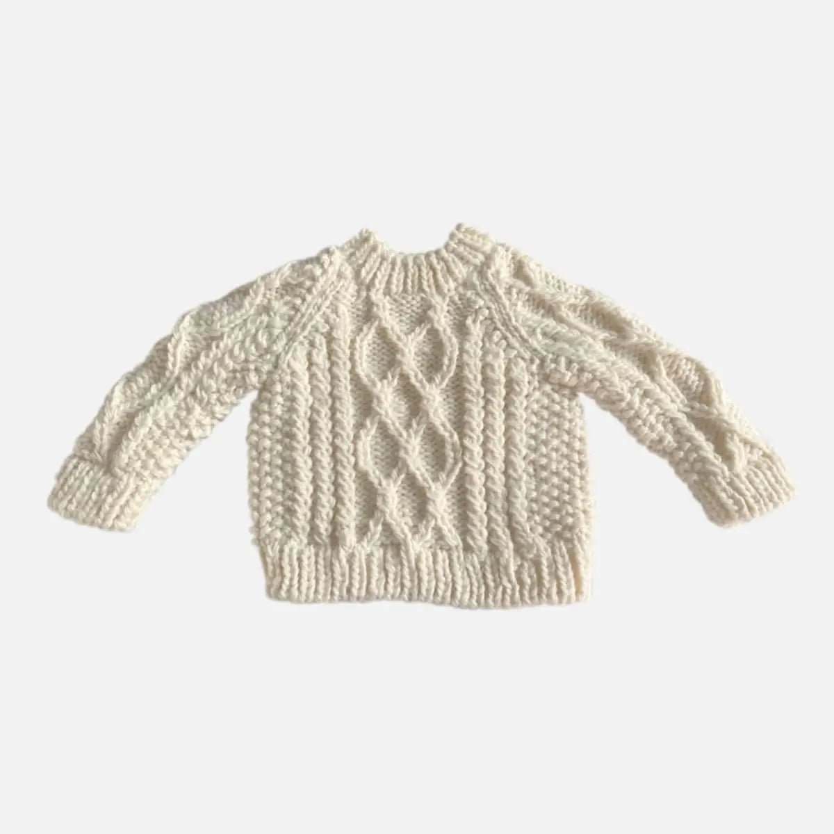 
                    
                      Fisherman Knit Sweater - Cream - Olive Sprout Kids
                    
                  