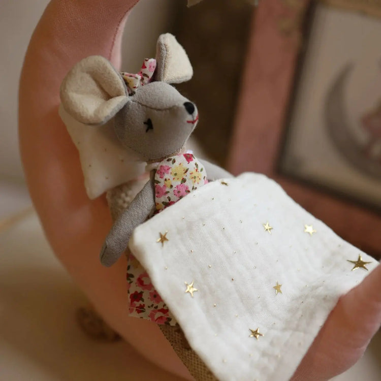 
                    
                      Sweet Dreams Mouse in the Moon Cotton Plush | LEVLOVS
                    
                  