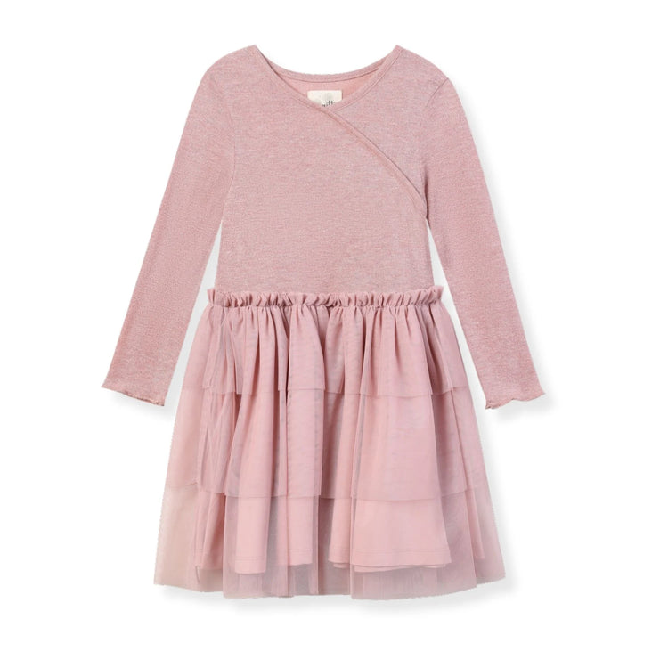 Vignette Veronika Dress in Rose Sparkle, toddler party dress