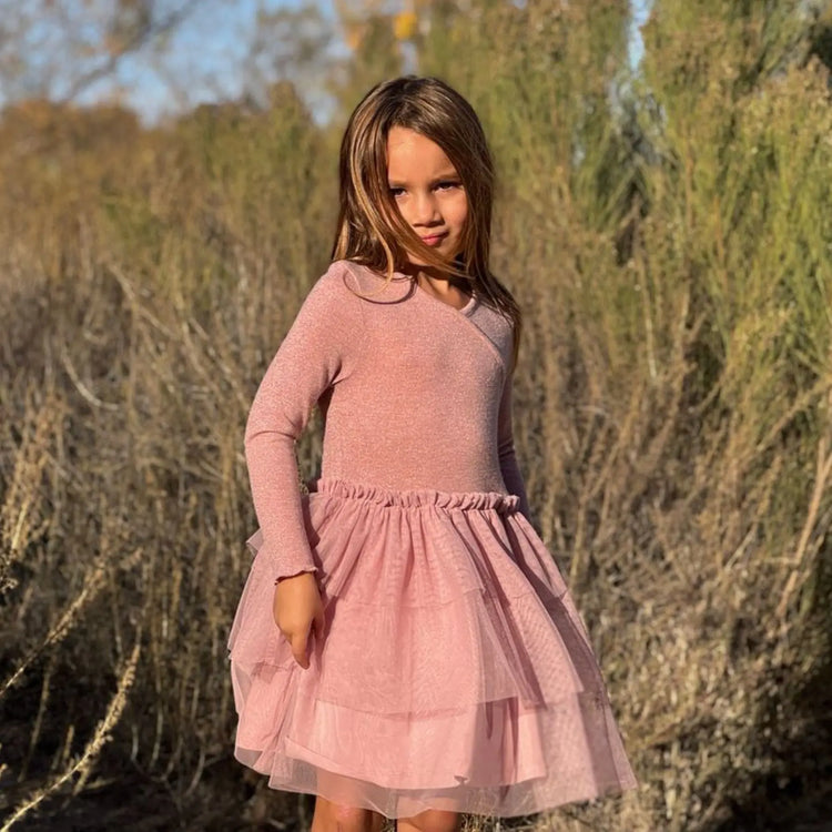 
                    
                      Vignette Veronika Dress in Rose Sparkle, view 3
                    
                  