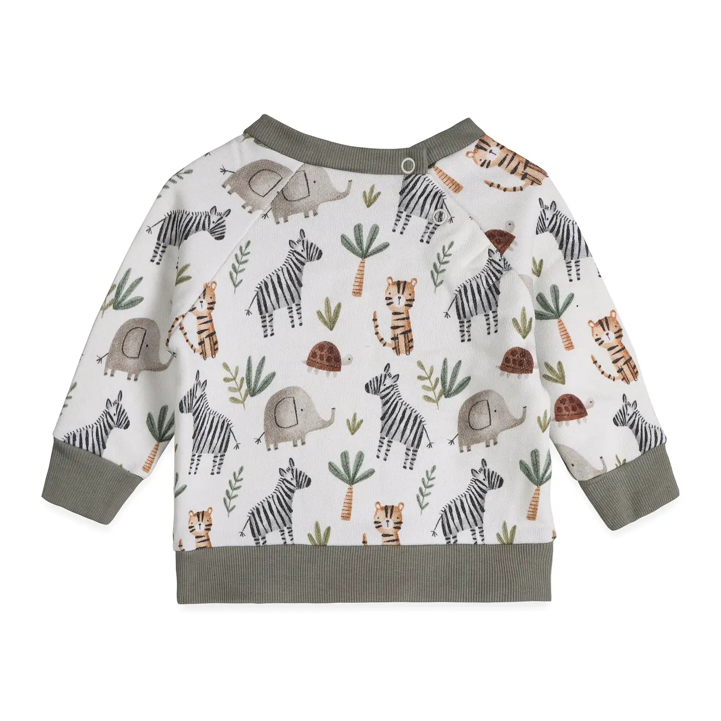 Savannah Safari Baby Pullover & Pants Set– Off-White