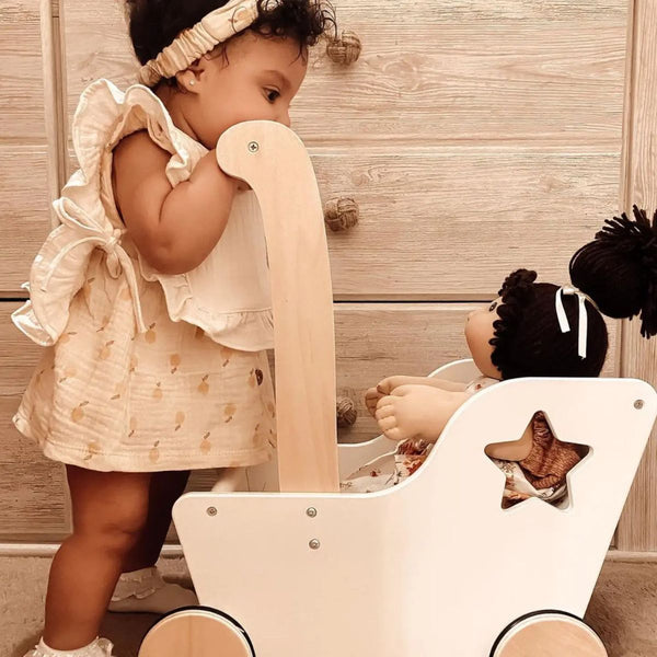 Baby Girl Muslin Ruffle Bib - 100% Cotton