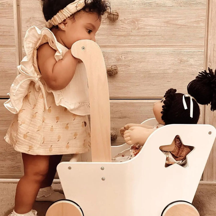 Baby Girl Muslin Ruffle Bib - 100% Cotton