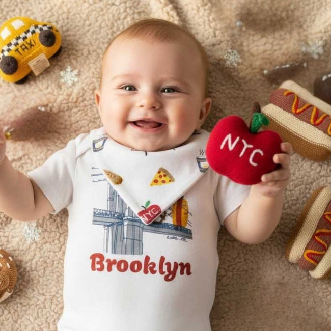 Brooklyn Baby Buddies Bodysuit and Bib (Organic Cotton)