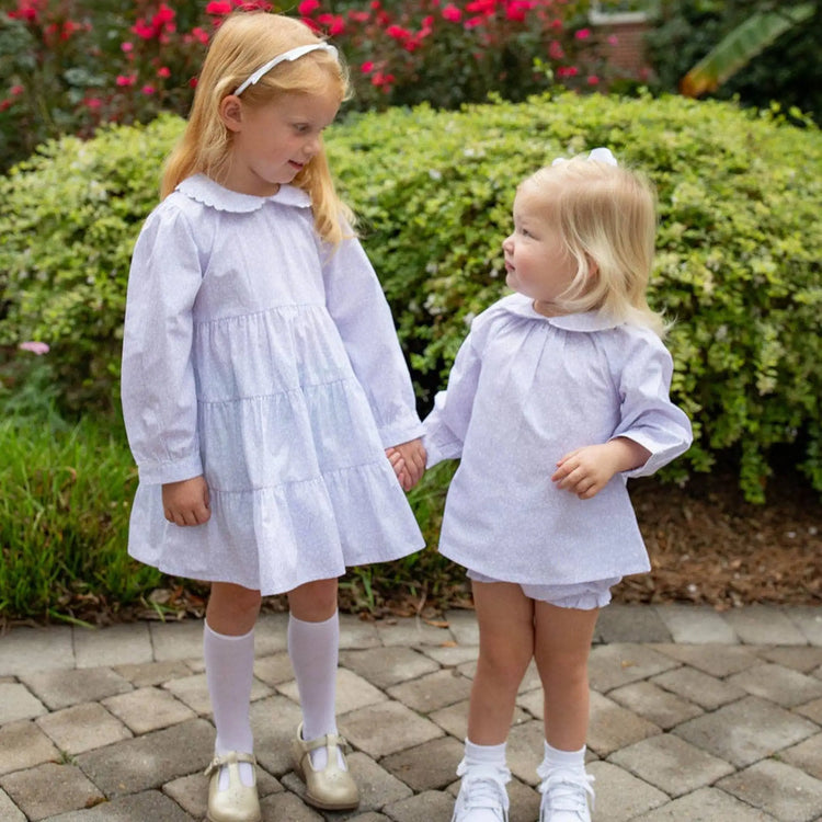 Polly Diaper Set heirloom quality baby girl clothes for everyday wear.