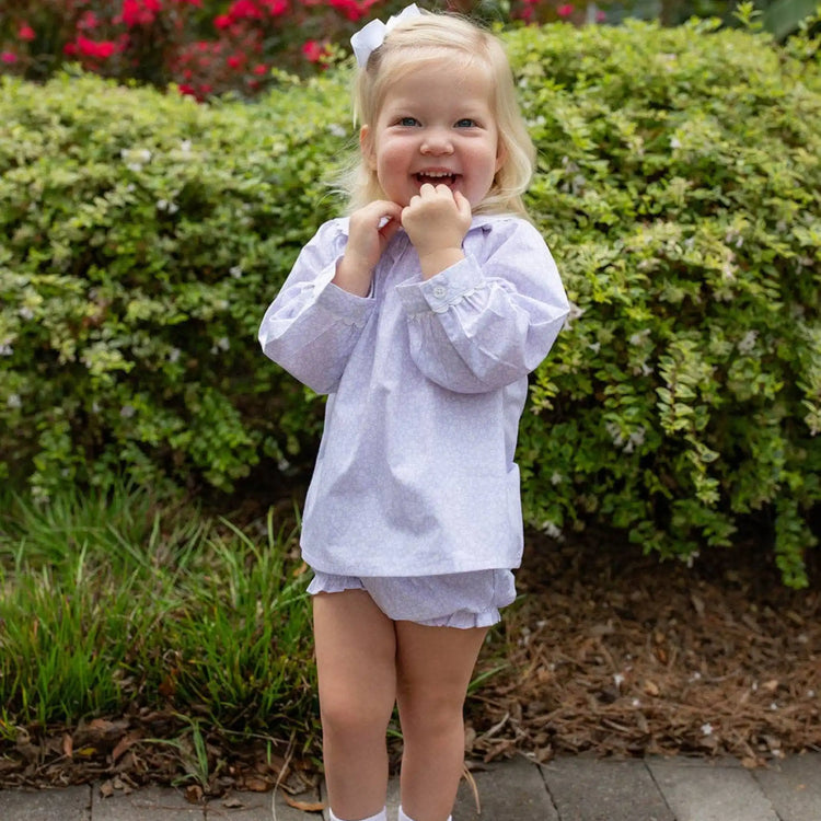 Polly Diaper Set classic Southern style outfit for baby girls.