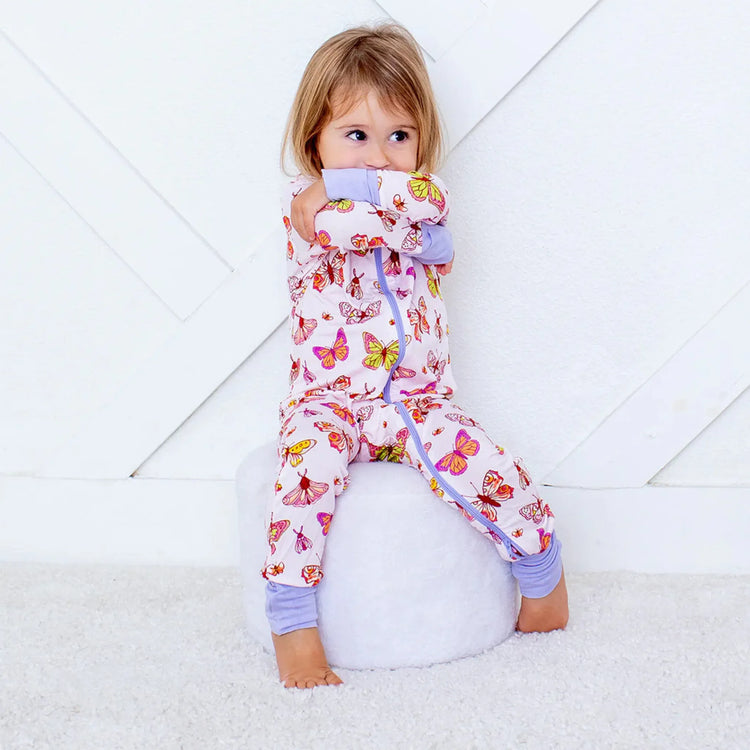 ButterBloom Convertible Coverall bamboo baby pajamas 
