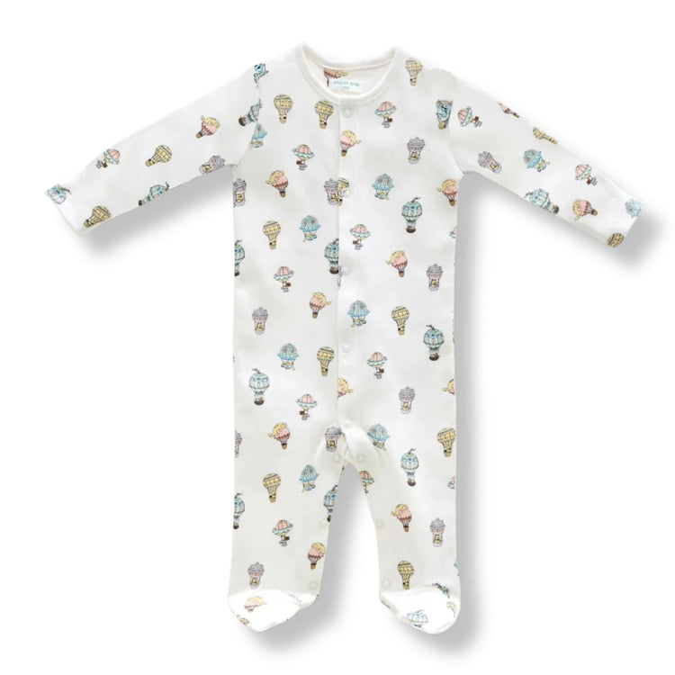 3-Piece Newborn Set - Cappadocia - newborn hat detail in Atelier Babbi Cappadocia print 0-3m