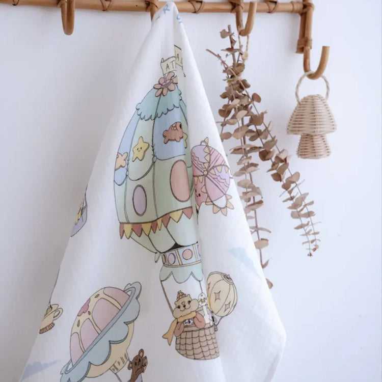 
                    
                      4-Piece Newborn Set - Cappadocia - Cappadocia print muslin swaddle from Atelier Babbi 4-piece newborn set
                    
                  